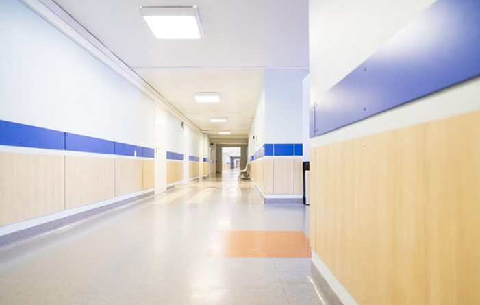 HPL wall cladding for hospitals from Greenlam Clads